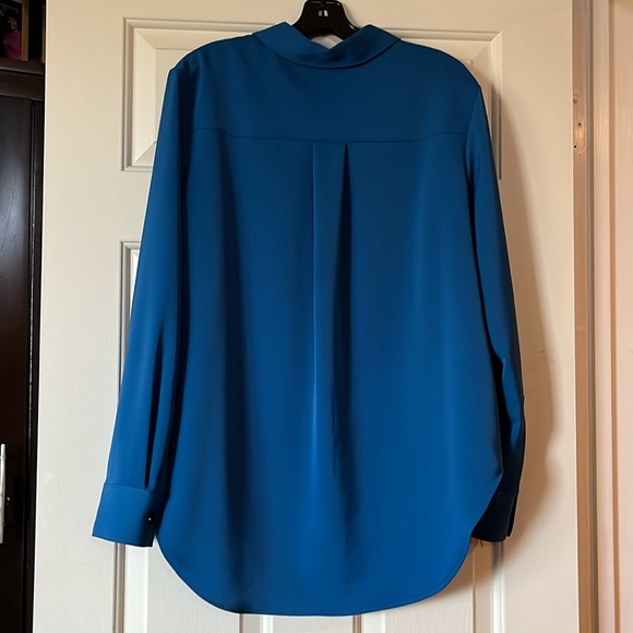 Blouse by Theory, Sz Large, Beautiful blue/green - Picture 7 of 7